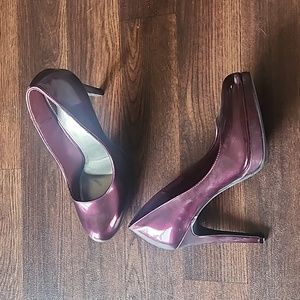 Deep purple 4 inch heels